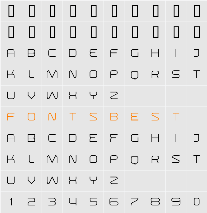 Swisz Character Map