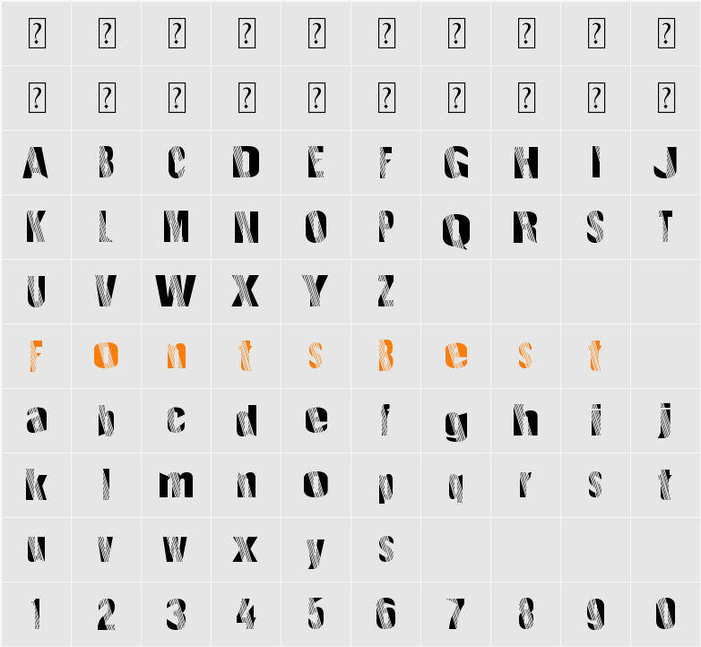 RoboticRevolution Character Map