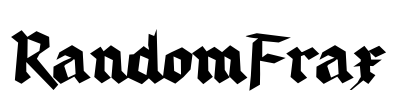 RandomFrax Font Image