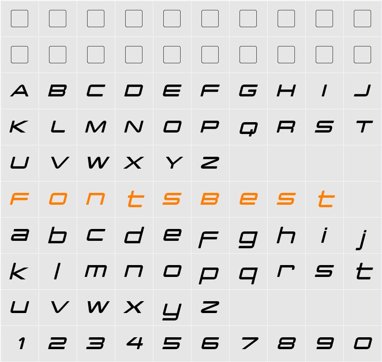 PCap Terminal Character Map