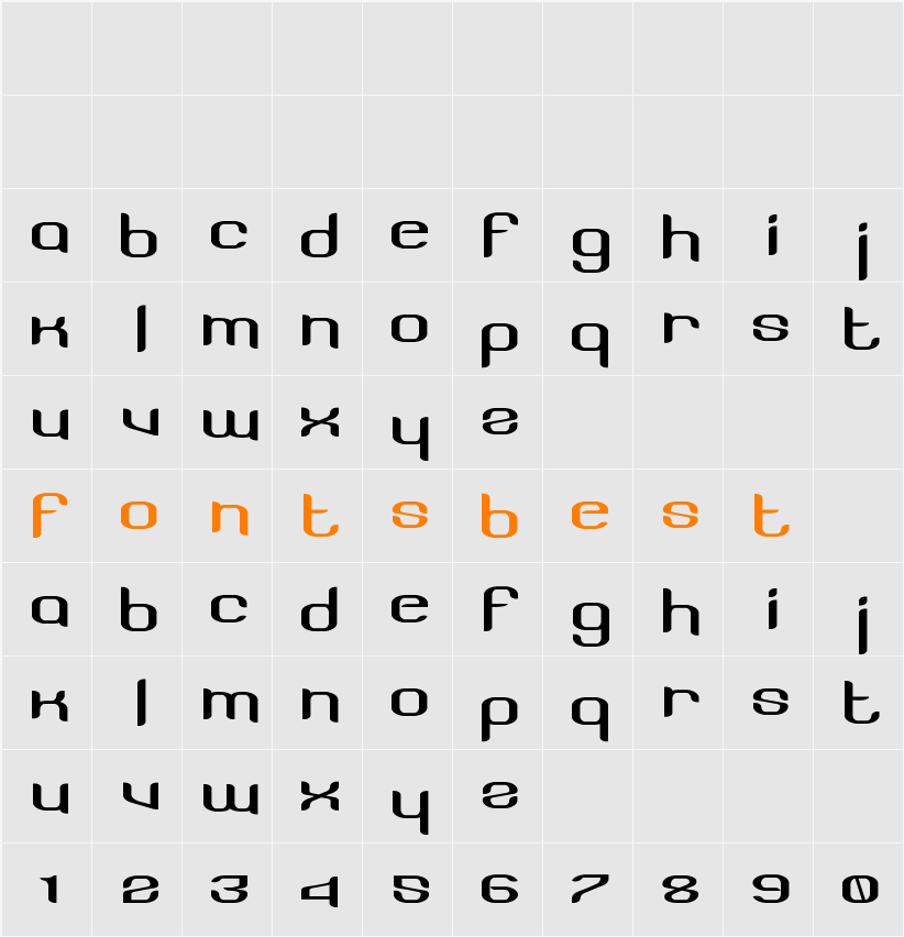 Licorice Character Map