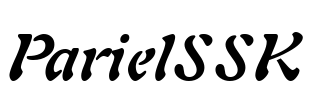ParielSSK Font Image
