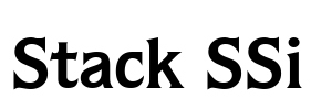 Stack SSi Font Image