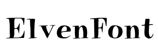 ElvenFont Font Image