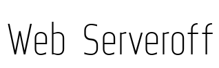 Web Serveroff Font Image