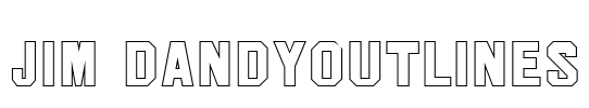 Jim DandyOutlines Font Image