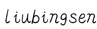 liubingsen Font Image