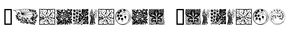 Ornamental Elements Font Image