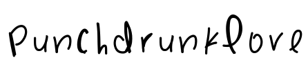 PunchDrunkLove Font Image