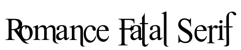 Romance Fatal Serif