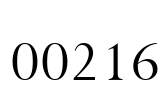 00216 Font Image