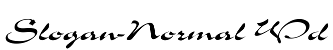 Slogan-Normal Wd Font Image