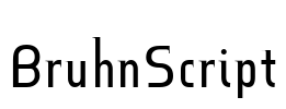 BruhnScript Font Image