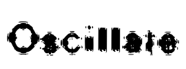 Oscillate Font Image