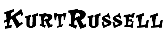 KurtRussell Font Image