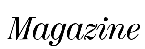 Magazine Font Image
