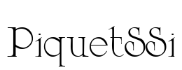 PiquetSSi Font Image