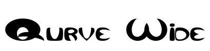 Qurve Wide Font Image