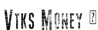 Vtks Money 2 Font Image