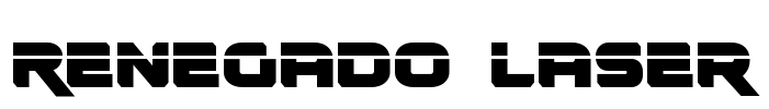 Renegado Laser Font Image