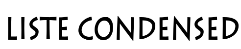 Liste Condensed