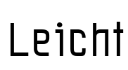 Leicht Font Image