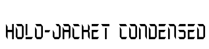 Holo-Jacket Condensed Font Image