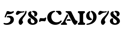 578-CAI978
