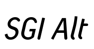 SGI Alt Font Image