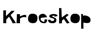 Kroeskop Font Image