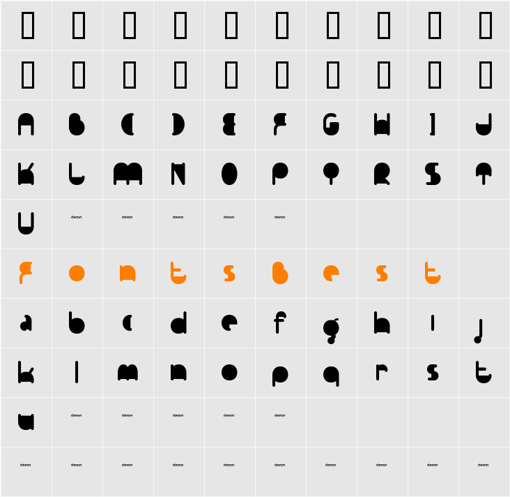 FT Pedant Dilettante Character Map