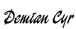 Demian Cyr Font Image