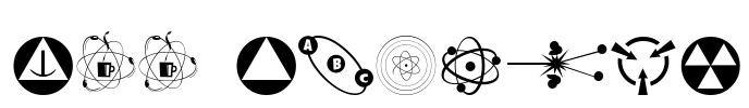 P22 Atomica Font Image