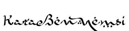 KaraBenNemsi Font Image