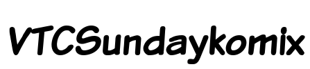 VTCSundaykomix Font Image