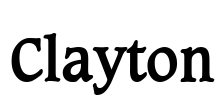 Clayton Font Image