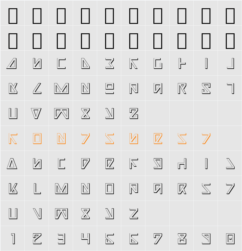 Nick Turbo 3D Character Map