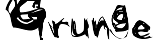 Grunge Font Image