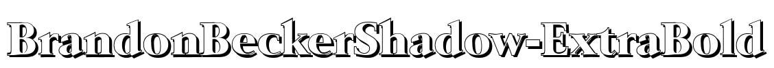 BrandonBeckerShadow-ExtraBold