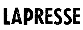 LaPresse Font Image