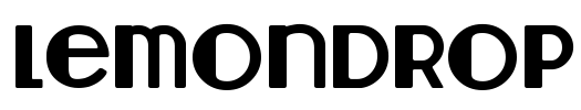 Lemondrop Font Image