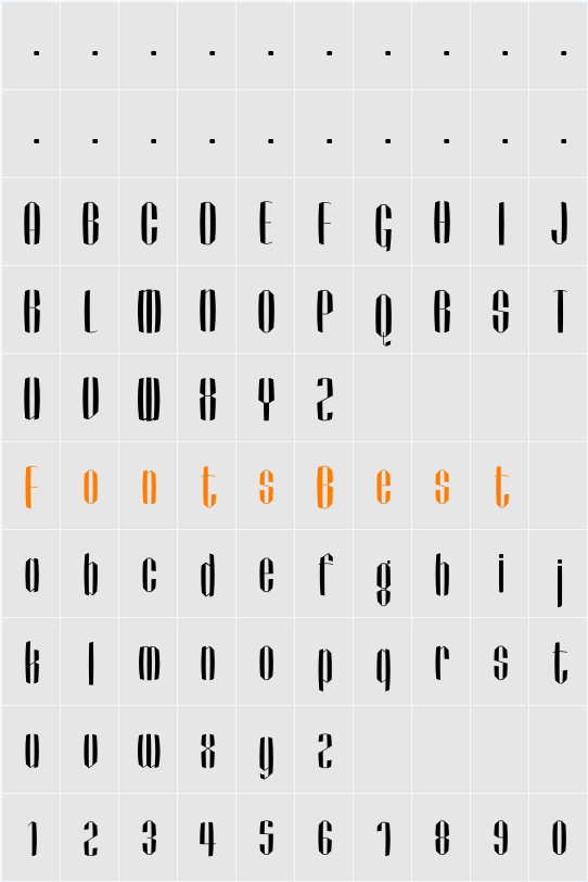 FSFunkturm Character Map