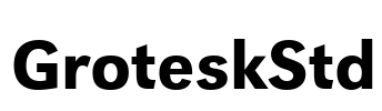 GroteskStd Font Image