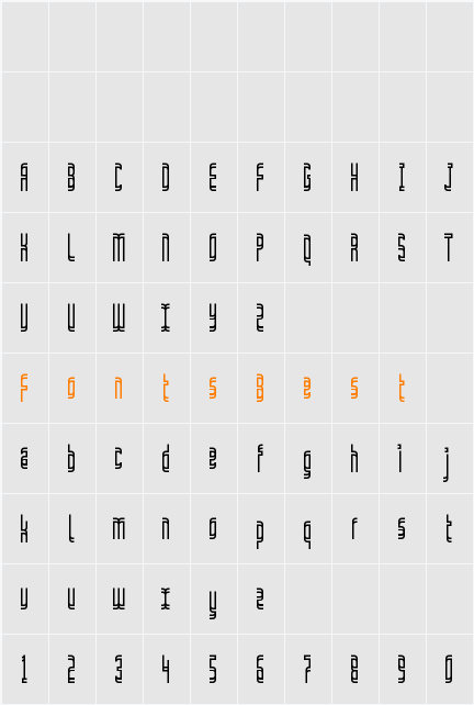 Transfer Window Character Map