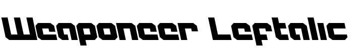 Weaponeer Leftalic