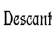 Descant Font Image