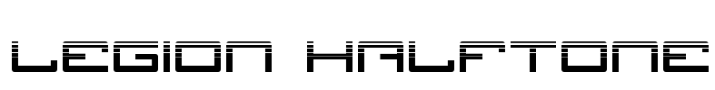 Legion Halftone Font Image
