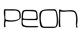 Peon Font Image