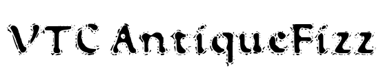 VTC AntiqueFizz Font Image