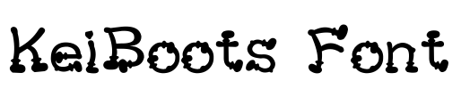 KeiBoots Font Font Image
